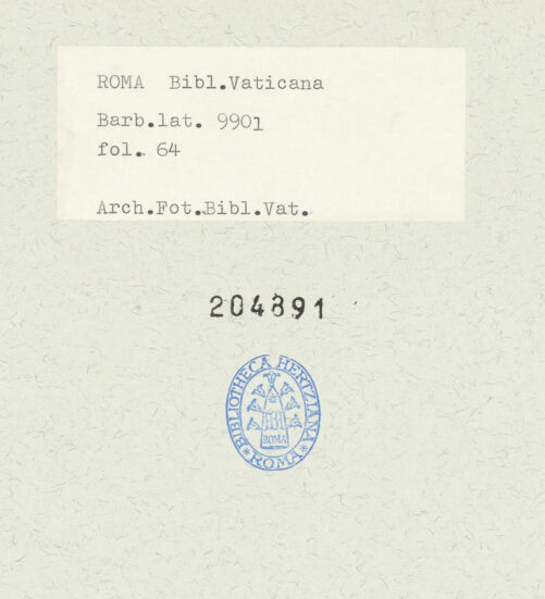 Rückseite von bh204891_recto