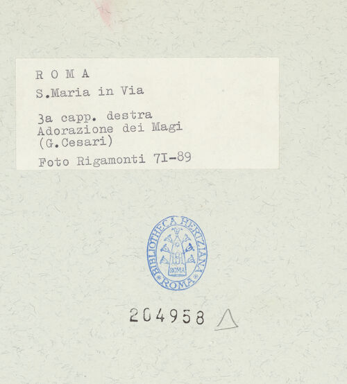 Rückseite von bh204958_recto