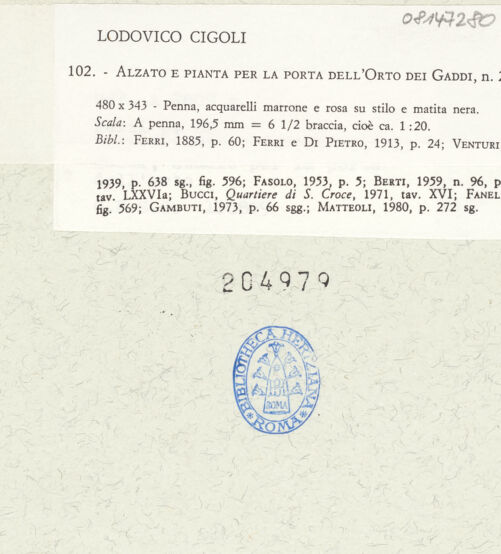 Rückseite von bh204979_recto