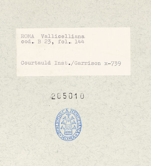 Rückseite von bh205010_recto