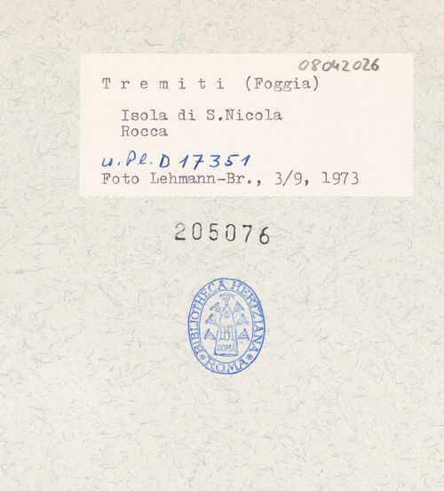 Rückseite von bh205076_recto