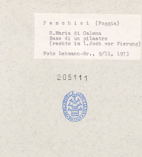 Rückseite von bh205111_recto