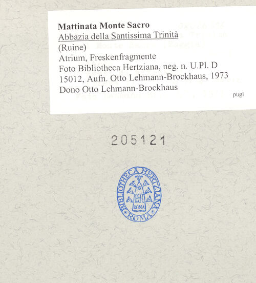 Rückseite von bh205121_recto