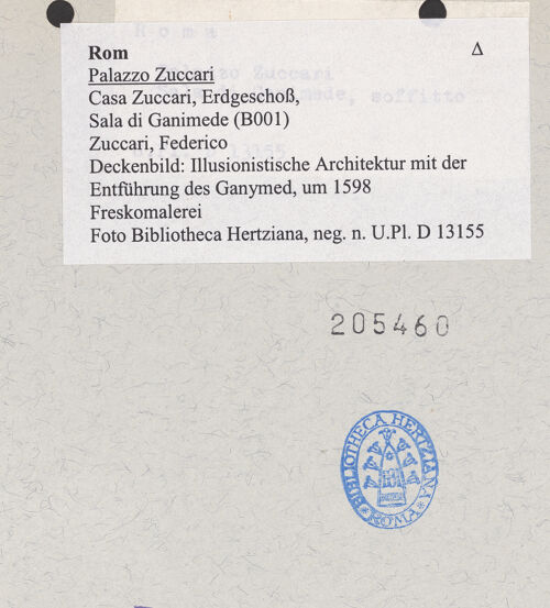 Rückseite von bh205460_recto