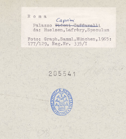 Rückseite von bh205541_recto