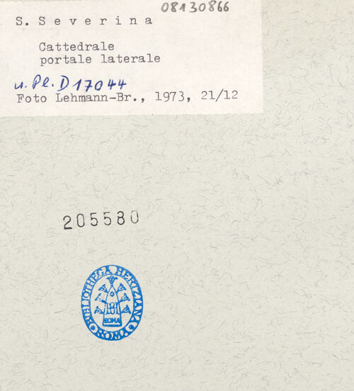 Rückseite von bh205580_recto