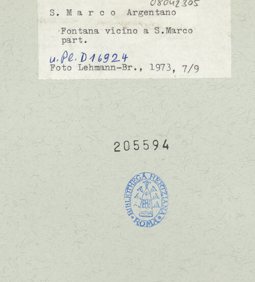 Rückseite von bh205594_recto