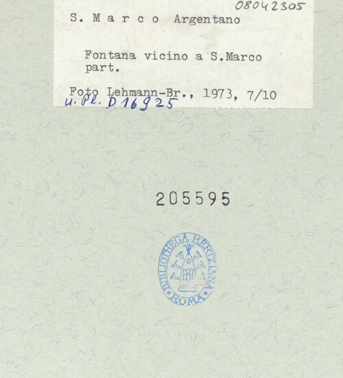 Rückseite von bh205595_recto