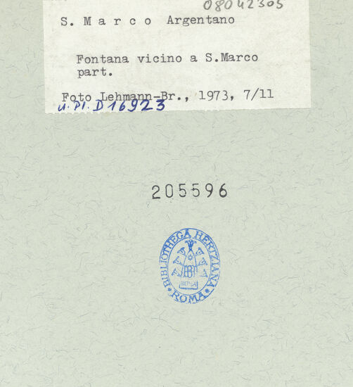 Rückseite von bh205596_recto