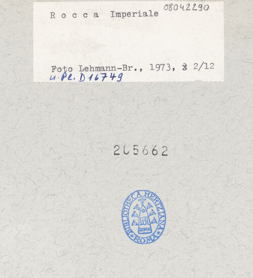 Rückseite von bh205662_recto