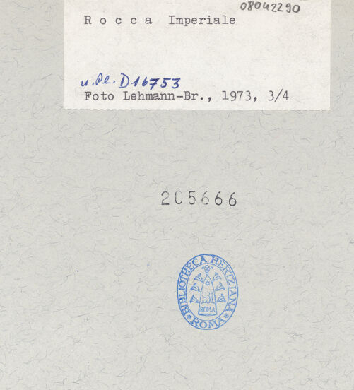 Rückseite von bh205666_recto