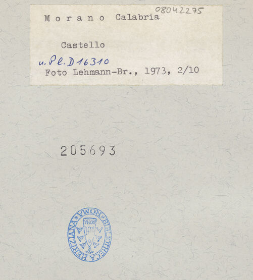 Rückseite von bh205693_recto