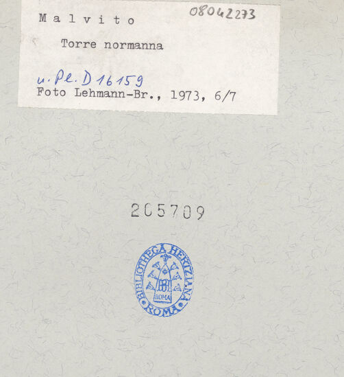 Rückseite von bh205709_recto