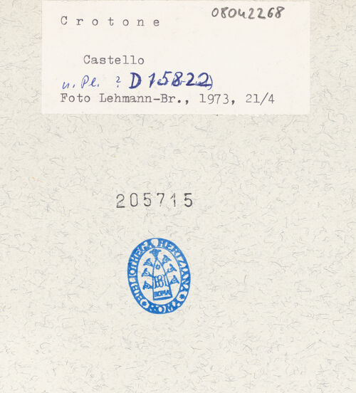 Rückseite von bh205715_recto