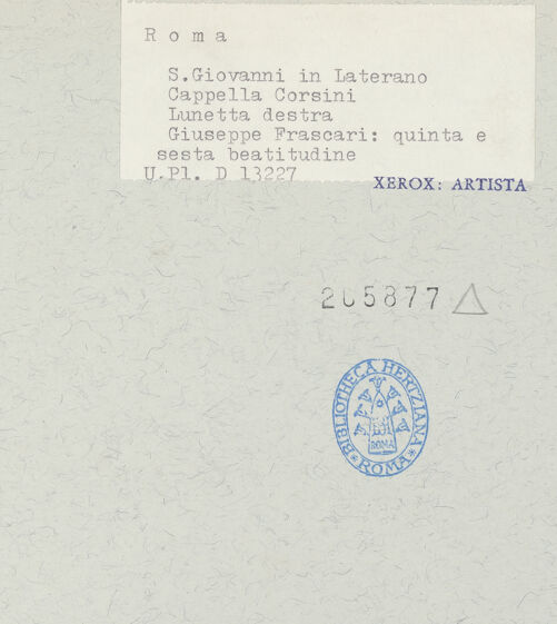 Rückseite von bh205877_recto