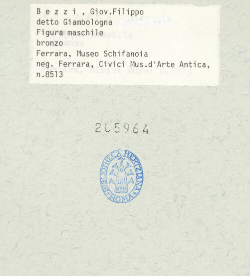 Rückseite von bh205964_recto