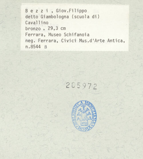 Rückseite von bh205972_recto