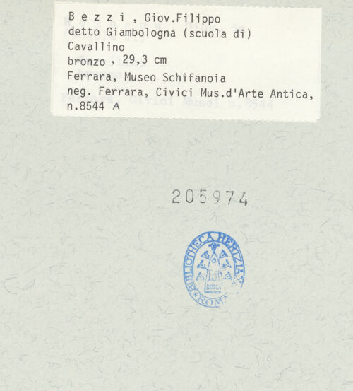 Rückseite von bh205974_recto