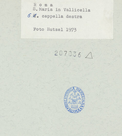 Rückseite von unbekannt [https://www.deutsche-digitale-bibliothek.de/content/lizenzen/rv-ez/] Arkadenbogen- und Apsiskalottendekoration mit typologischem MarienzyklusSieben Szenen aus dem MarienlebenGeburt Christi - , bh207036_recto. Foto: Hutzel, Max.