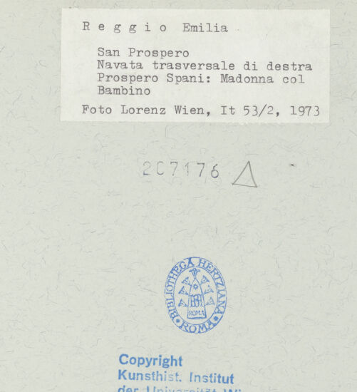 Rückseite von Kunsthistorisches Institut der Universität Wien [https://www.deutsche-digitale-bibliothek.de/content/lizenzen/rv-ez/] Mater Amabilis - , bh207176_recto. Foto: Lorenz, Wien.