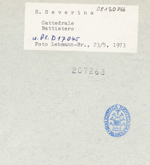 Rückseite von bh207268_recto