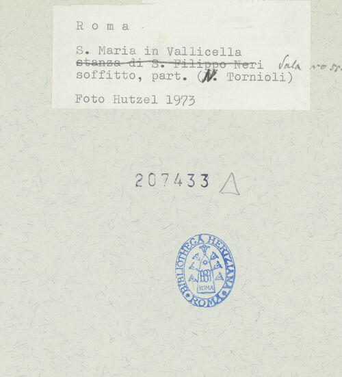 Rückseite von unbekannt [https://www.deutsche-digitale-bibliothek.de/content/lizenzen/rv-ez/] Szenen aus der Vita des heiligen Filippo NeriHeilung des Filippo Neri durch eine Marienerscheinung im Jahr 1594 - Detail: Der heilige Filippo Neri auf dem Krankenbett, bh207433_recto. Foto: Hutzel, Max.