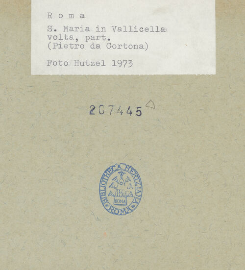 Rückseite von unbekannt [https://www.deutsche-digitale-bibliothek.de/content/lizenzen/rv-ez/] Die Vision des heiligen Filippo Neri: Wunderbares Eingreifen der Jungfrau Maria in den Kirchenbau - Unterer Abschnitt, rechte Hälfte, Detail: Betende Frau, bh207445_recto. Foto: Hutzel, Max.