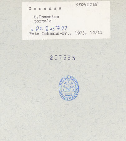 Rückseite von bh207555_recto