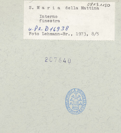 Rückseite von bh207640_recto