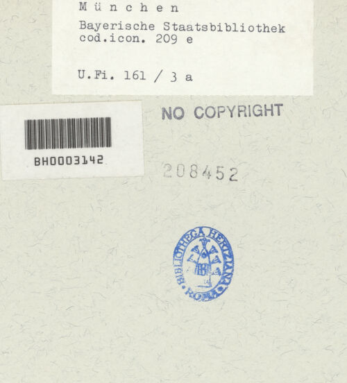 Rückseite von bh208452_recto