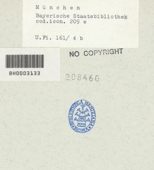 Rückseite von bh208460_recto