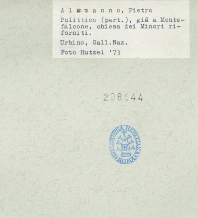 Rückseite von bh208644_recto