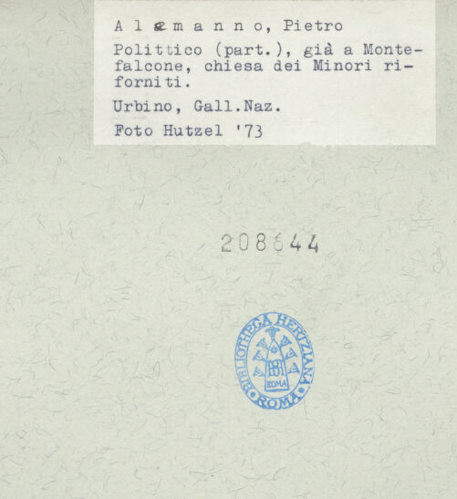 Rückseite von bh208644_recto