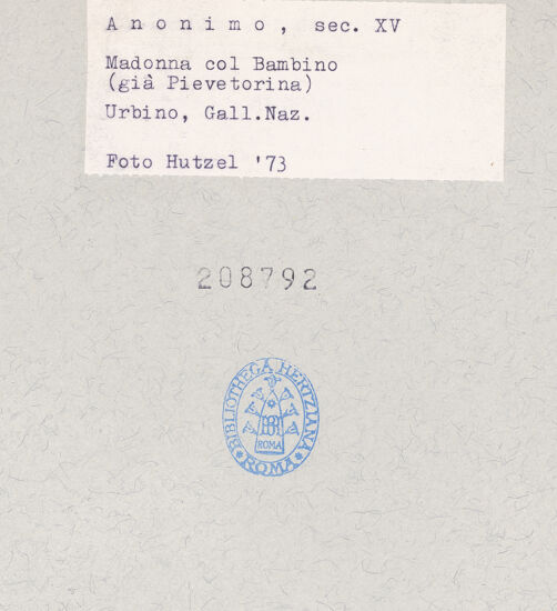 Rückseite von bh208792_recto