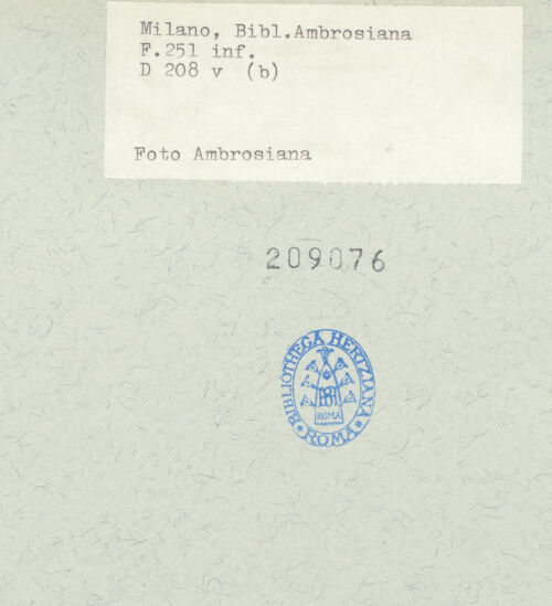 Rückseite von bh209076_recto