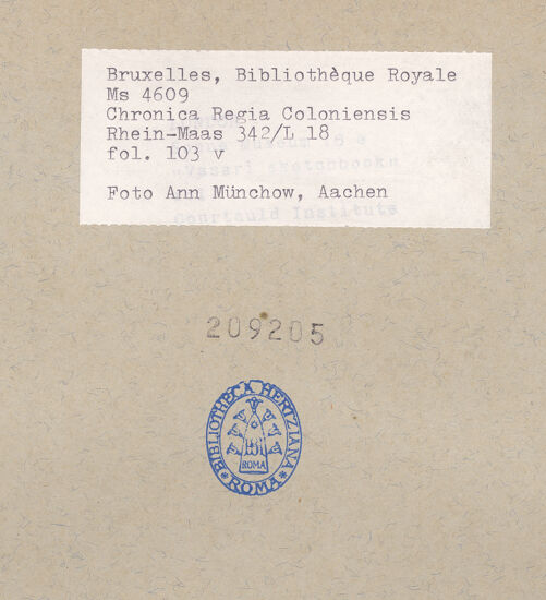 Rückseite von bh209205_recto