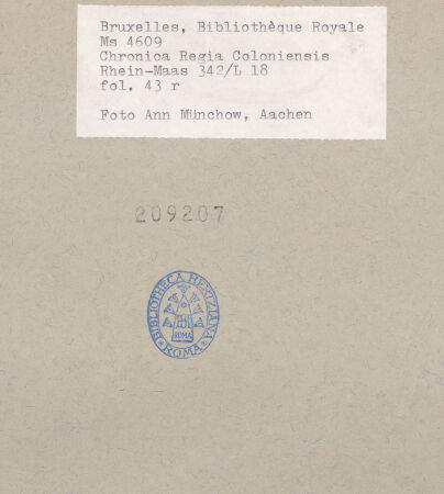 Rückseite von bh209207_recto