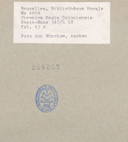 Rückseite von bh209207_recto