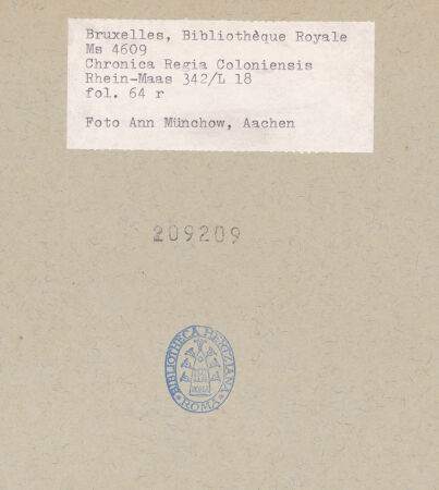 Rückseite von bh209209_recto