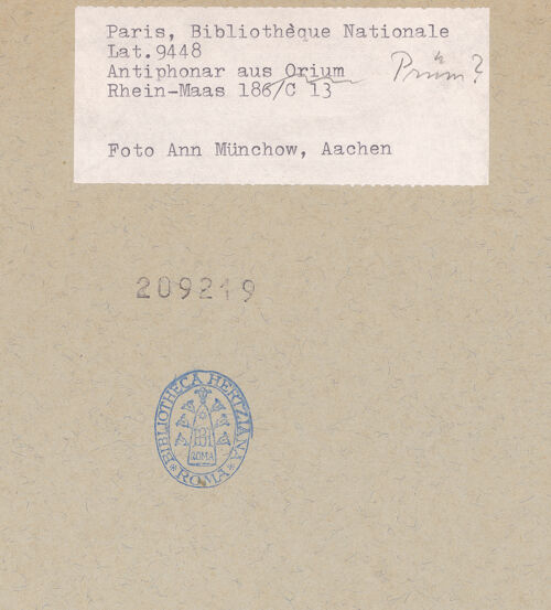 Rückseite von bh209219_recto