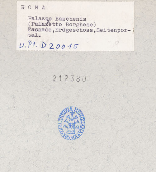 Rückseite von bh212380_recto