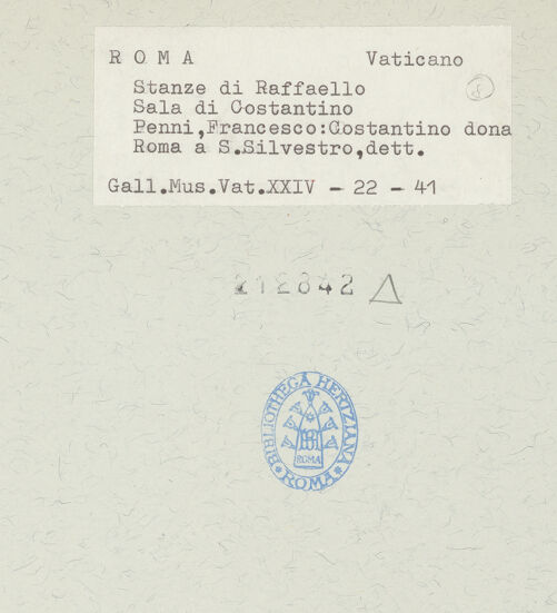 Rückseite von bh212842_recto