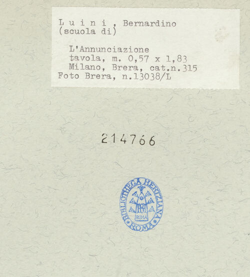 Rückseite von ICCD [https://www.deutsche-digitale-bibliothek.de/content/lizenzen/rv-ez/] Vision des heiligen Andreas - Altarbild (nach Restaurierung), bh214766_recto. Foto.