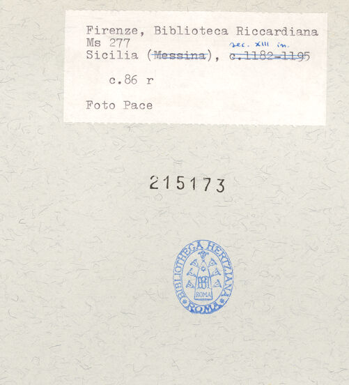 Rückseite von bh215173_recto