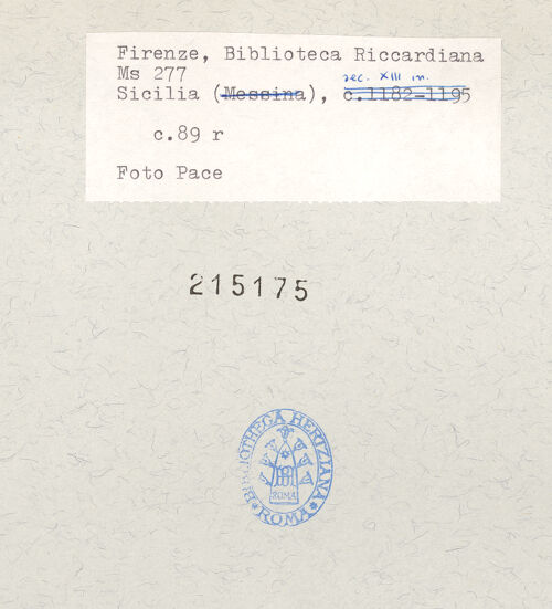 Rückseite von bh215175_recto