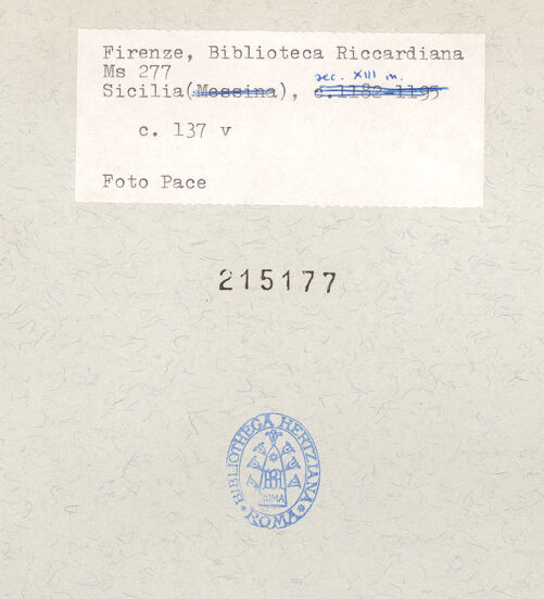 Rückseite von bh215177_recto