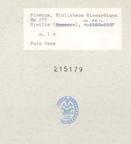 Rückseite von bh215179_recto