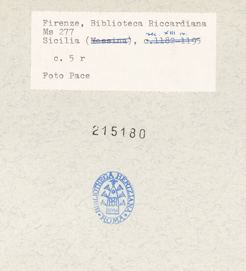 Rückseite von bh215180_recto