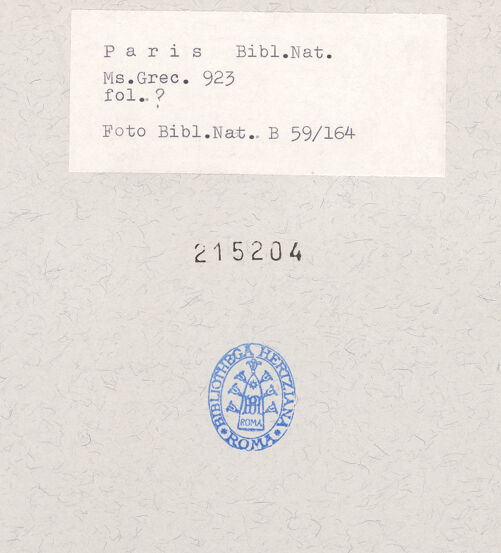 Rückseite von bh215204_recto