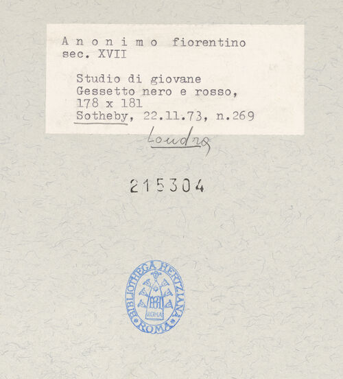 Rückseite von  [http://creativecommons.org/publicdomain/mark/1.0/] ... - , bh215304_recto. Foto.